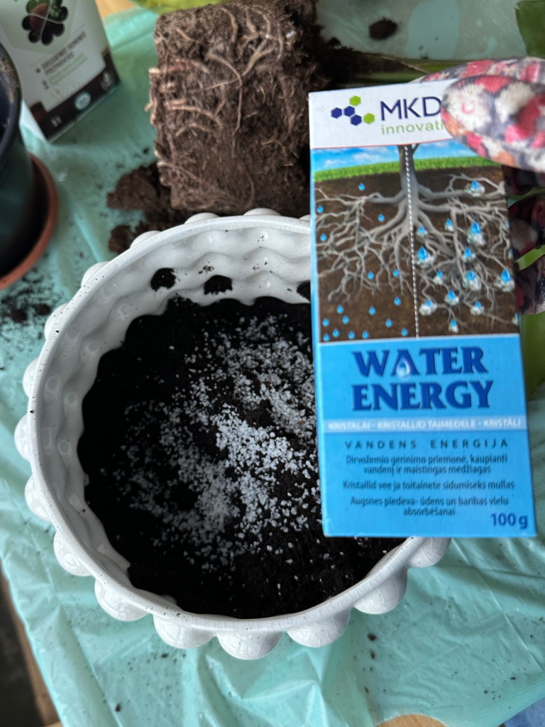 Water energy for plants