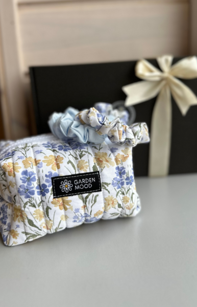 Geschenkset „Blaues Aquarell“