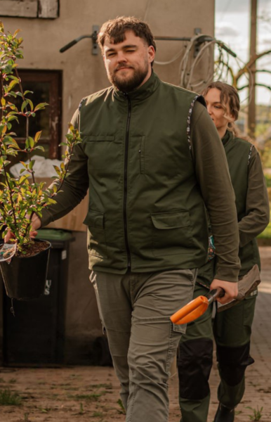 Wende-Herrenweste (mit Werkzeugtaschen)